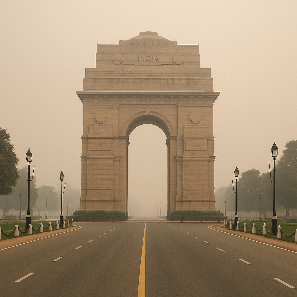 दिल्ली में इंडिया गेट को किया गया पूरी तरह से खाली