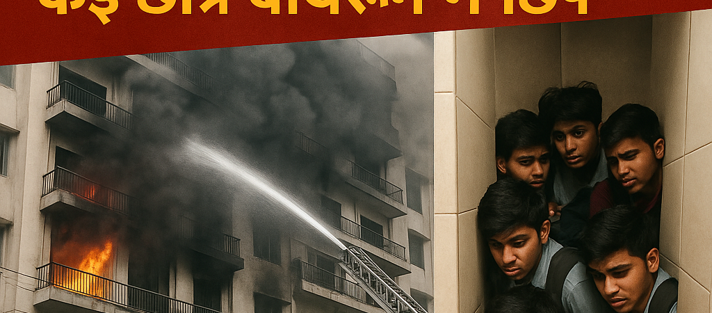 लखनऊ अग्निकांड: 15 लोगों की जान गई, कई छात्र बाथरूम में छिपे